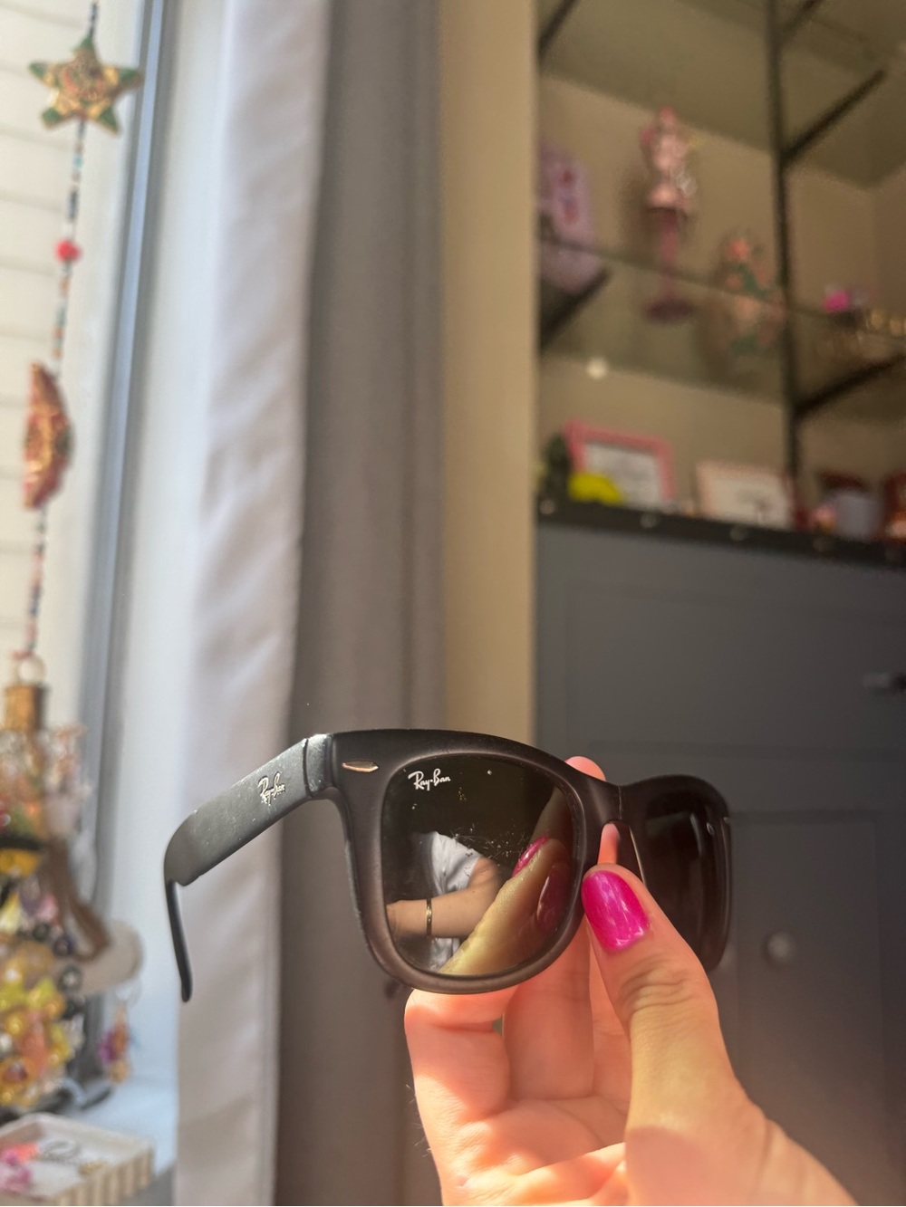 Ray-Ban Black Sunglasses with Dark Lenses